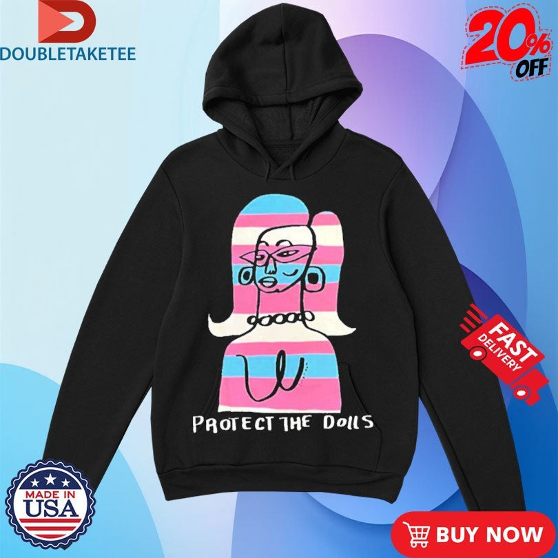 Official Juno Birch Protect The Dolls Transgender Flag Shirts Unisex , , , Long Sleeve Tee