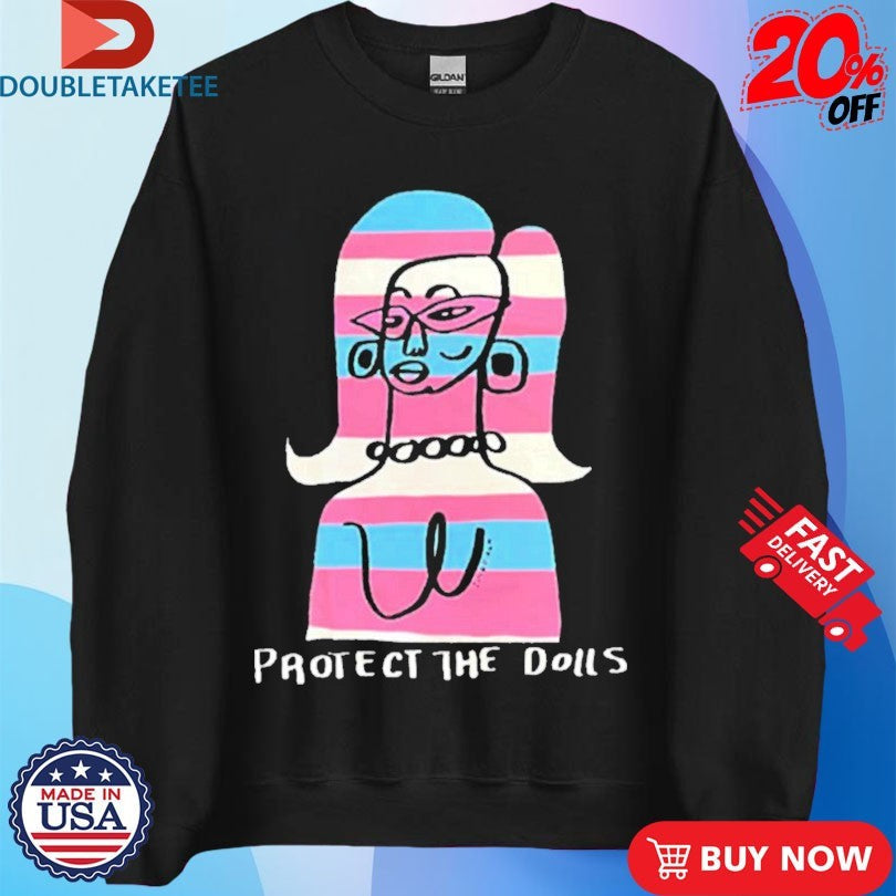 Official Juno Birch Protect The Dolls Transgender Flag Shirts Unisex , , , Long Sleeve Tee