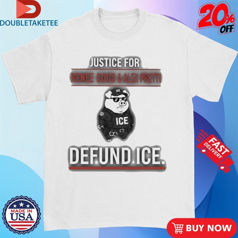 Official Justice For Renee Good &amp; Alex Pretti Defund Ice Shirts Unisex , , , Long Sleeve Tee