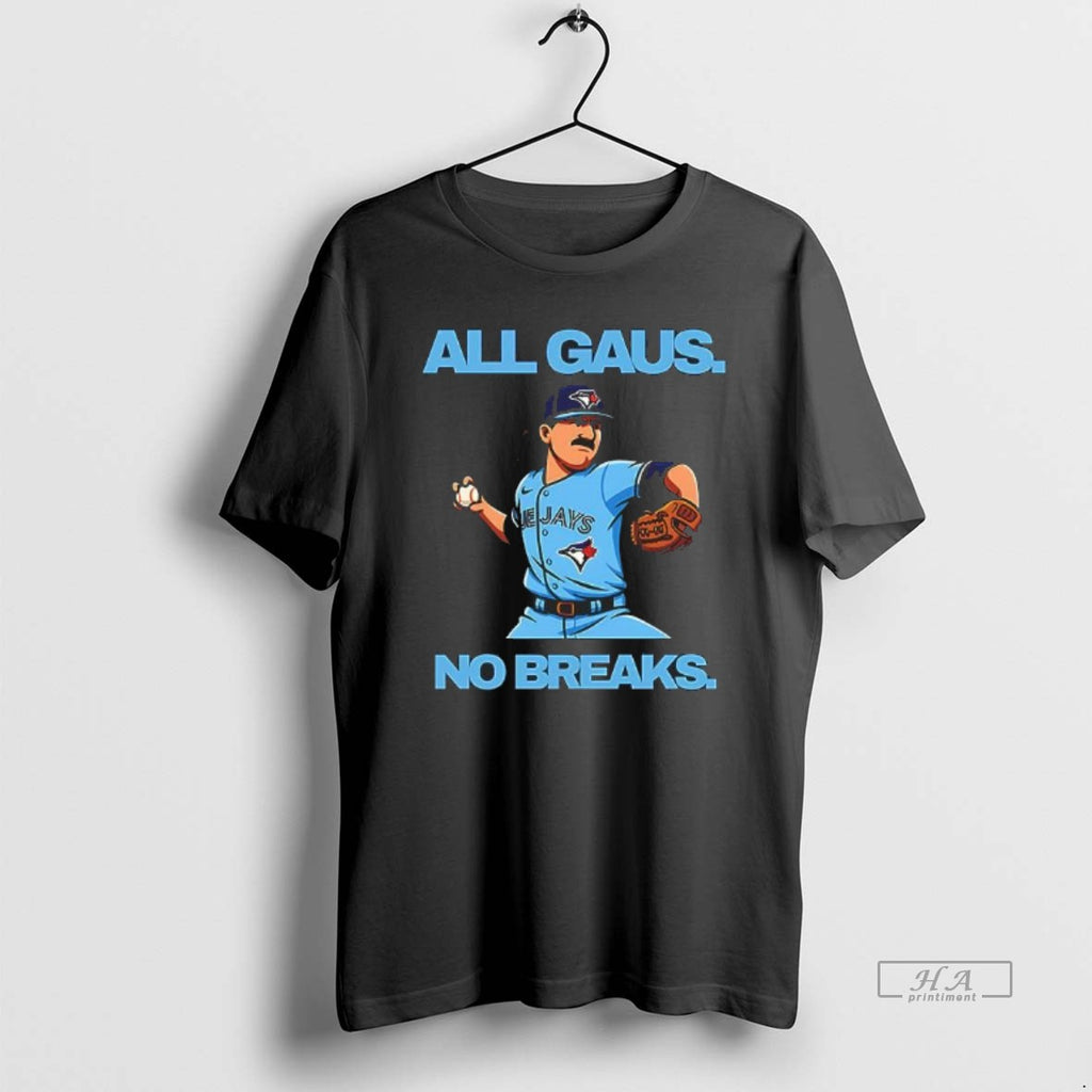 Official Kevin Gausman All Gaus No Brakes Toronto Blue Jays Caricature