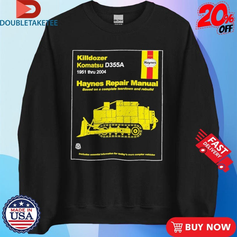 Official Killdozer Haynes Repair Manual Shirts Unisex , , , Long Sleeve Tee