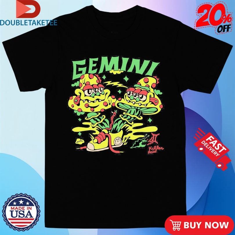 Official Killer Acid Gemini Shirts Unisex , , , Long Sleeve Tee