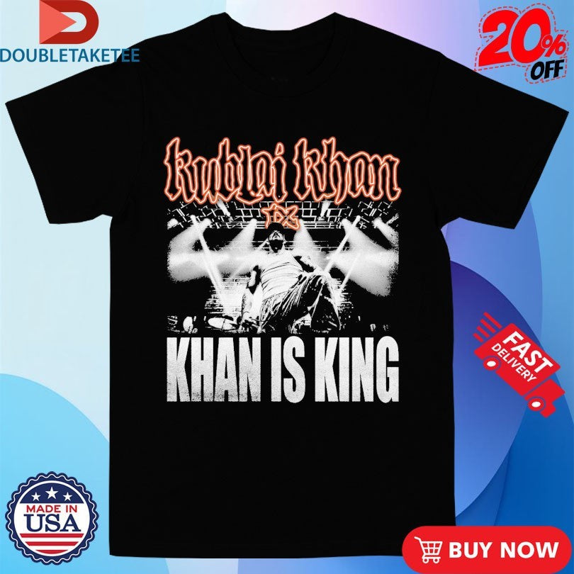 Official Kublai Khan Tx Khan Is King Live Photo Shirts Unisex , , , Long Sleeve Tee
