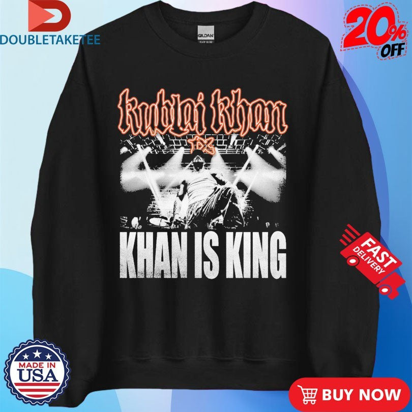 Official Kublai Khan Tx Khan Is King Live Photo Shirts Unisex , , , Long Sleeve Tee