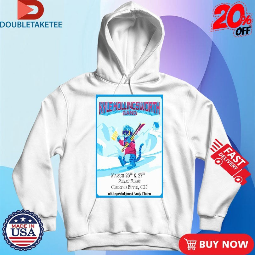 Official Kyle Hollingsworth Band Public House Crested Butte CO Mar 26-27 2026 Shirts Unisex , , , Long Sleeve Tee
