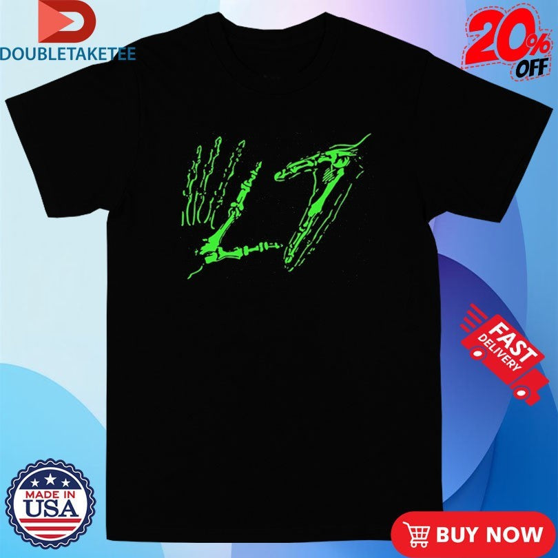 Official L7 Green Skele Hands Shirts Unisex , , , Long Sleeve Tee