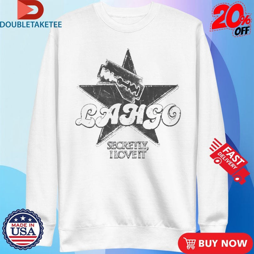 Official Lahgo Secretly I Love It Star Shirts Unisex , , , Long Sleeve Tee