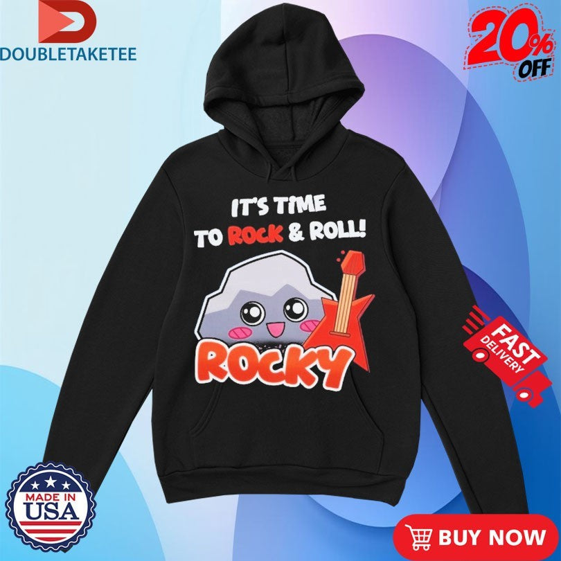 Official Lankybox It’s Time To Rock &amp; Roll Shirts Unisex , , , Long Sleeve Tee