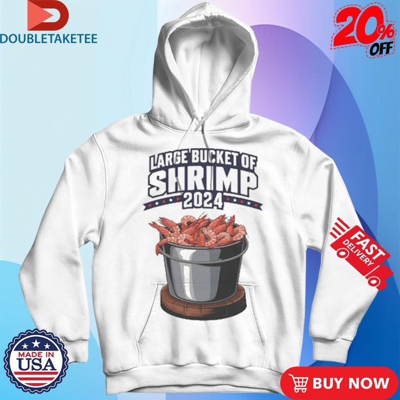 Official Large Bucket Of Shrimp Shirts Unisex , , , Long Sleeve Tee