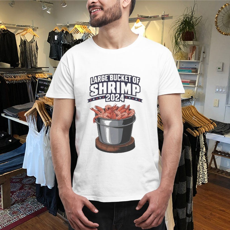 Official Large Bucket Of Shrimp Shirts Unisex , , , Long Sleeve Tee