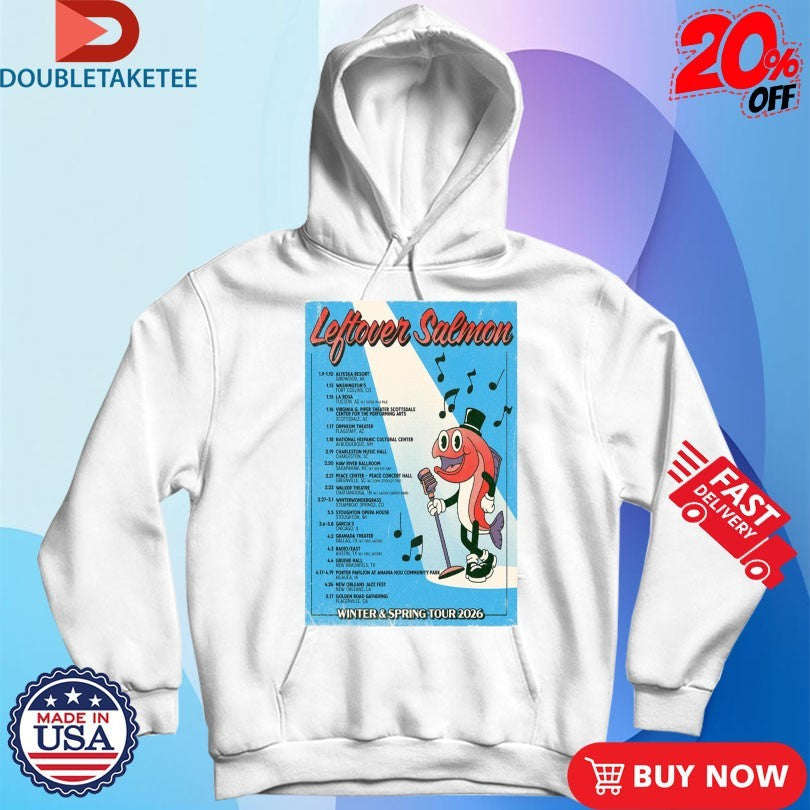 Official Leftover Salmon Winter &amp; Spring Tour 2026 Shirts Unisex , , , Long Sleeve Tee