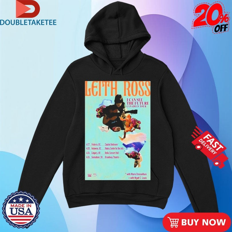 Official Leith Ross I Can See The Future Canadian Tour 2026 Dates Shirts Unisex , , , Long Sleeve Tee