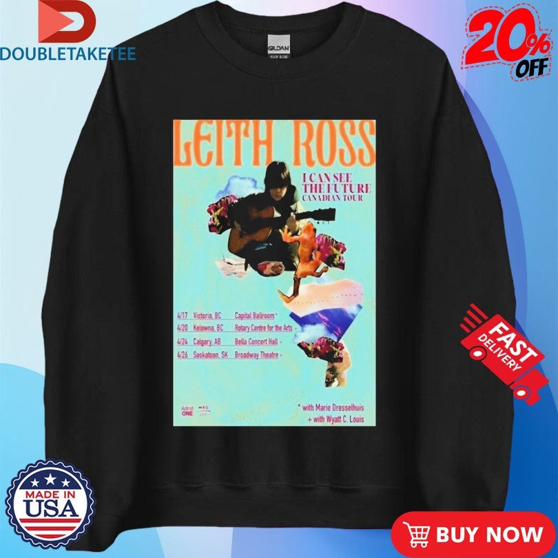 Official Leith Ross I Can See The Future Canadian Tour 2026 Dates Shirts Unisex , , , Long Sleeve Tee