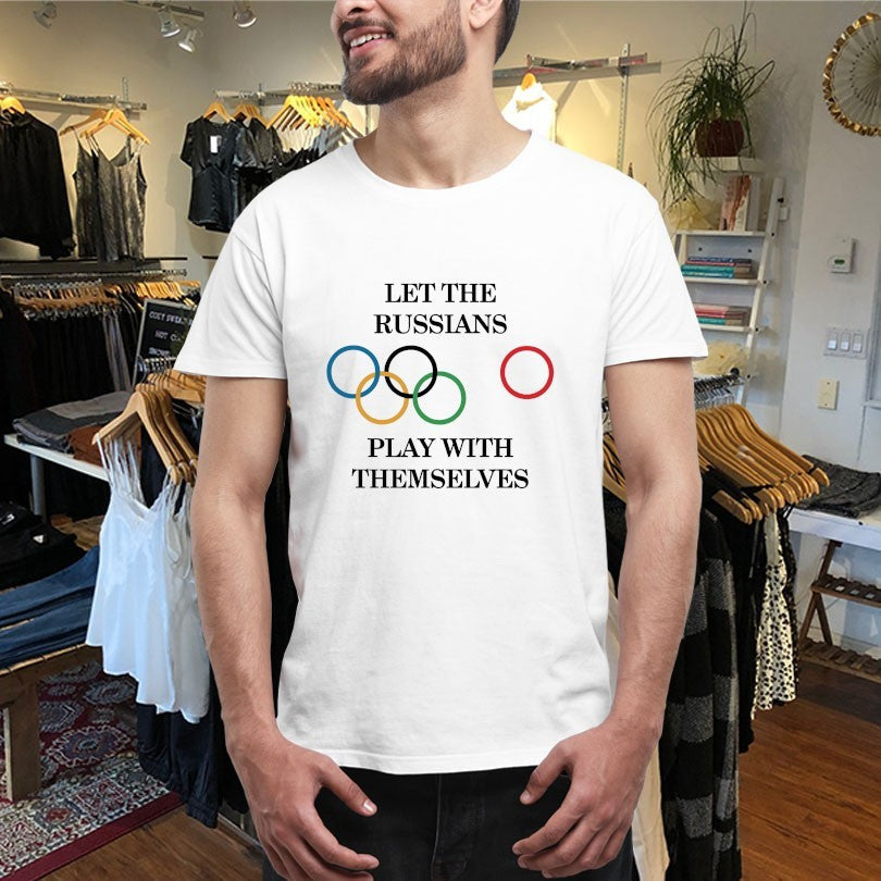 Official Let The Russians Play With Themselves Olympics Shirts Unisex , , , Long Sleeve Tee