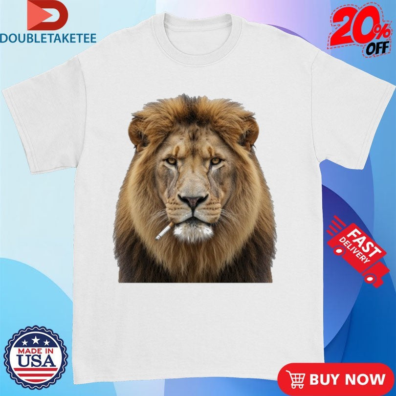 Official Lion Smoking Cigarette Shirts Unisex , , , Long Sleeve Tee