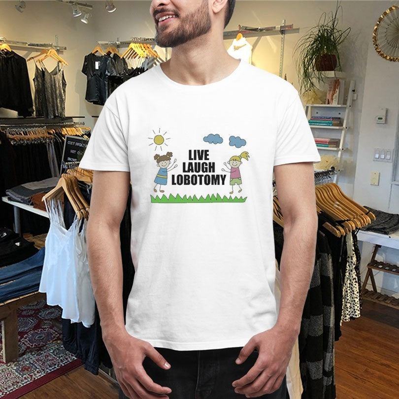 Official Live, Laugh, Lobotomy Kids Shirts Unisex , , , Long Sleeve Tee