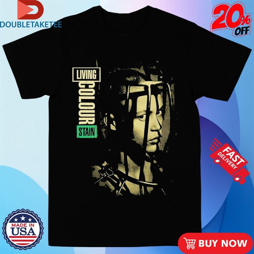 Official Living Colour Stain Shirts Unisex , , , Long Sleeve Tee