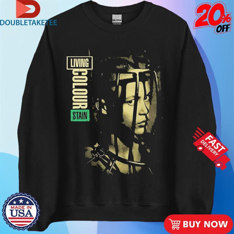 Official Living Colour Stain Shirts Unisex , , , Long Sleeve Tee