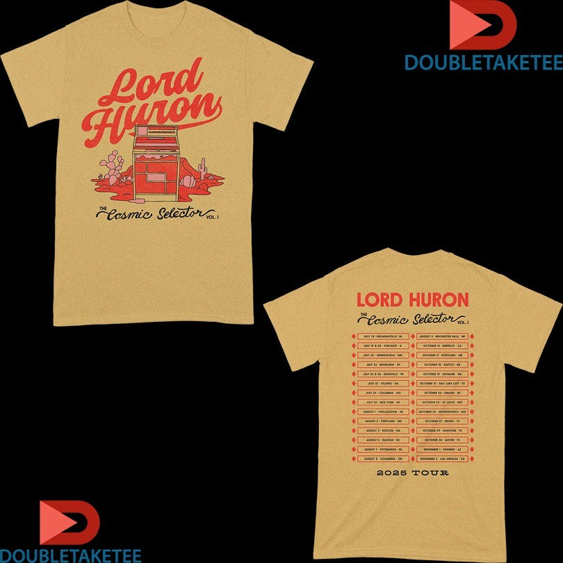 Official Lord Huron The Cosmic Selector Tour 2025 Dates Shirts Unisex , , , Long Sleeve Tee