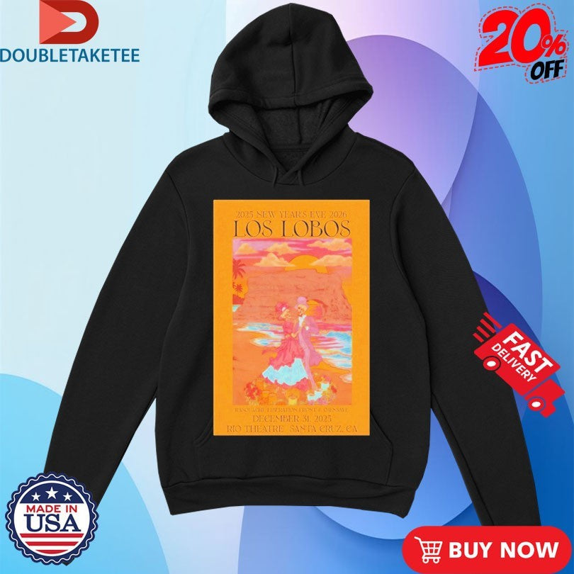 Official Los Lobos Rio Theatre Santa Cruz, CA December 31 2025 Shirts Unisex , , , Long Sleeve Tee