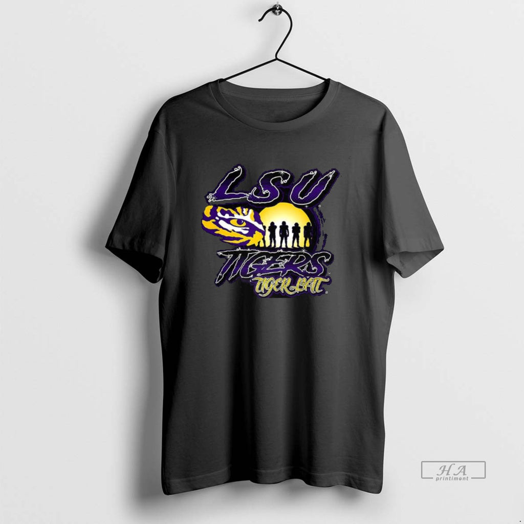 Official Louisiana State University Tigers Football Tiger Bait Silhouette Player