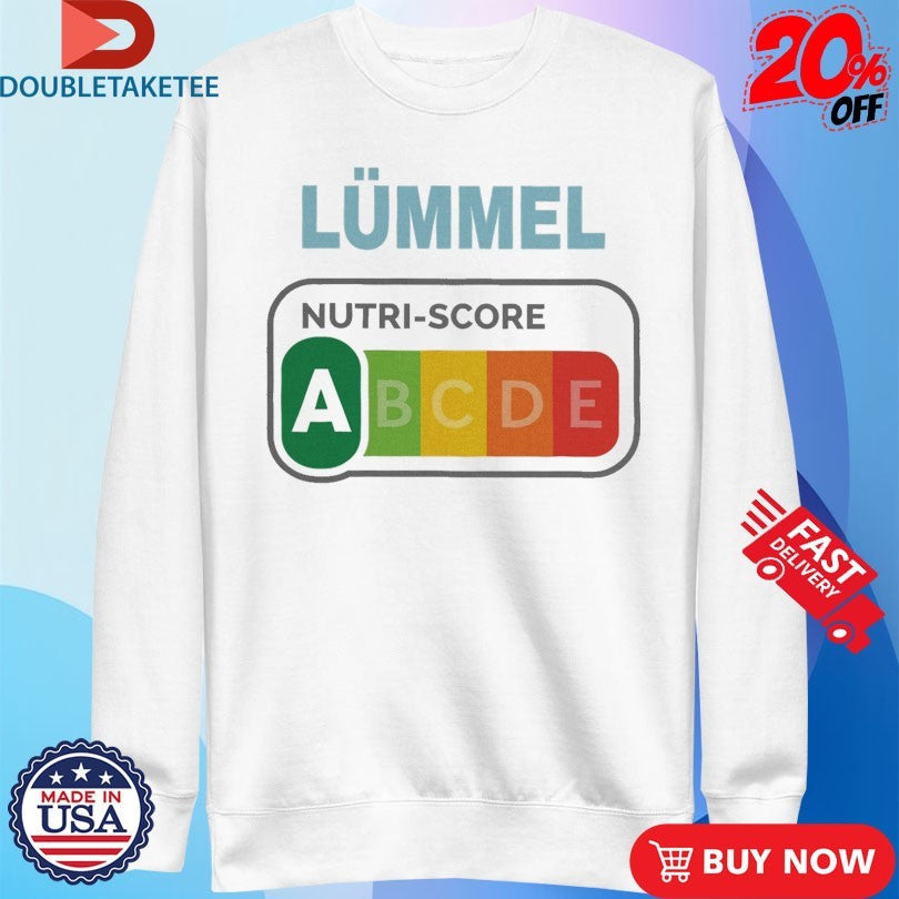 Official Lümmel Nutri Score Shirts Unisex , , , Long Sleeve Tee