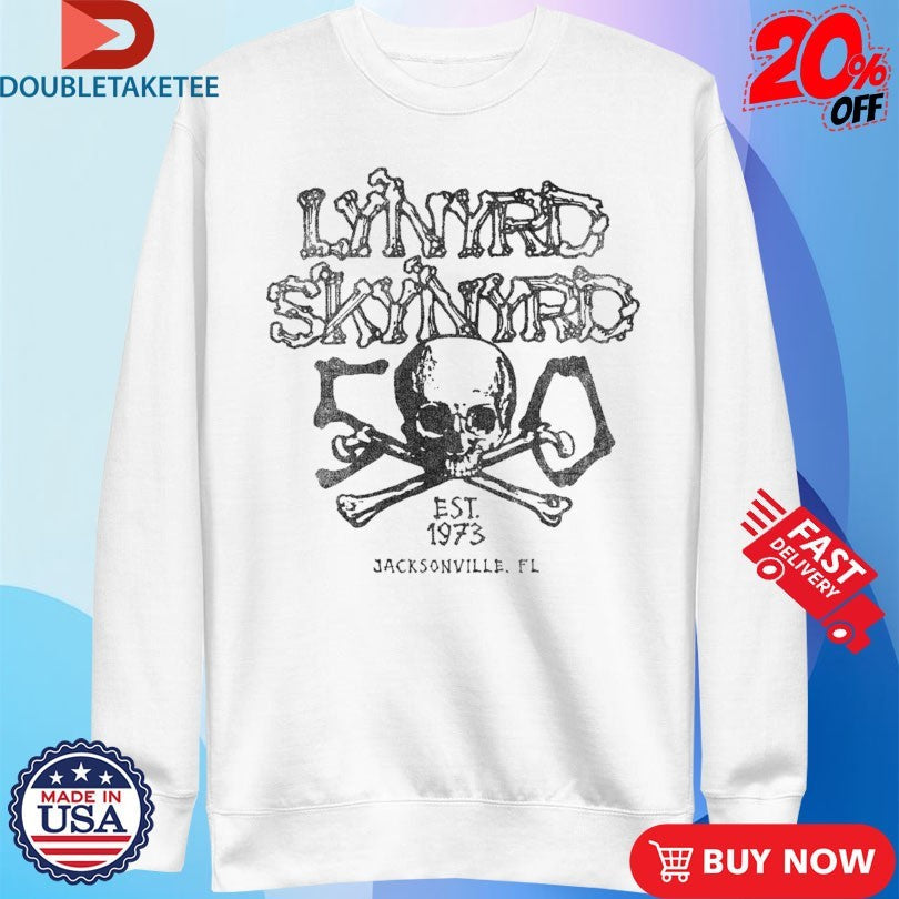 Official Lynyrd Skynyrd Est 1973 Jacksonville FL 50 Years Shirts Unisex , , , Long Sleeve Tee