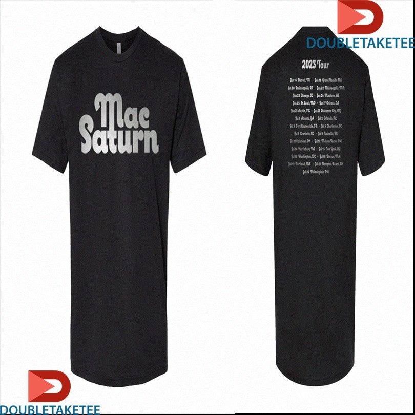 Official Mac Saturn 2023 Tour Shirts Unisex , , , Long Sleeve Tee