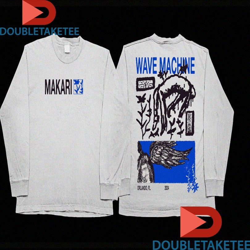 Official Makari Wave Machine Orlando FL Wings Shirts Unisex , , , Long Sleeve Tee