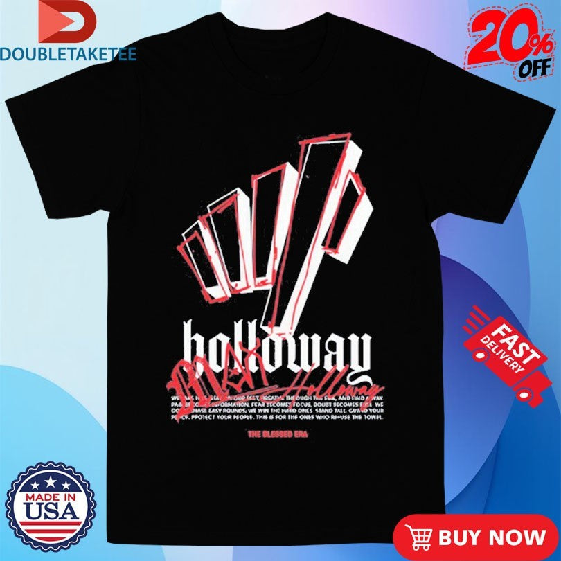 Official Max Holloway The Blessed Era Signature Shirts Unisex , , , Long Sleeve Tee