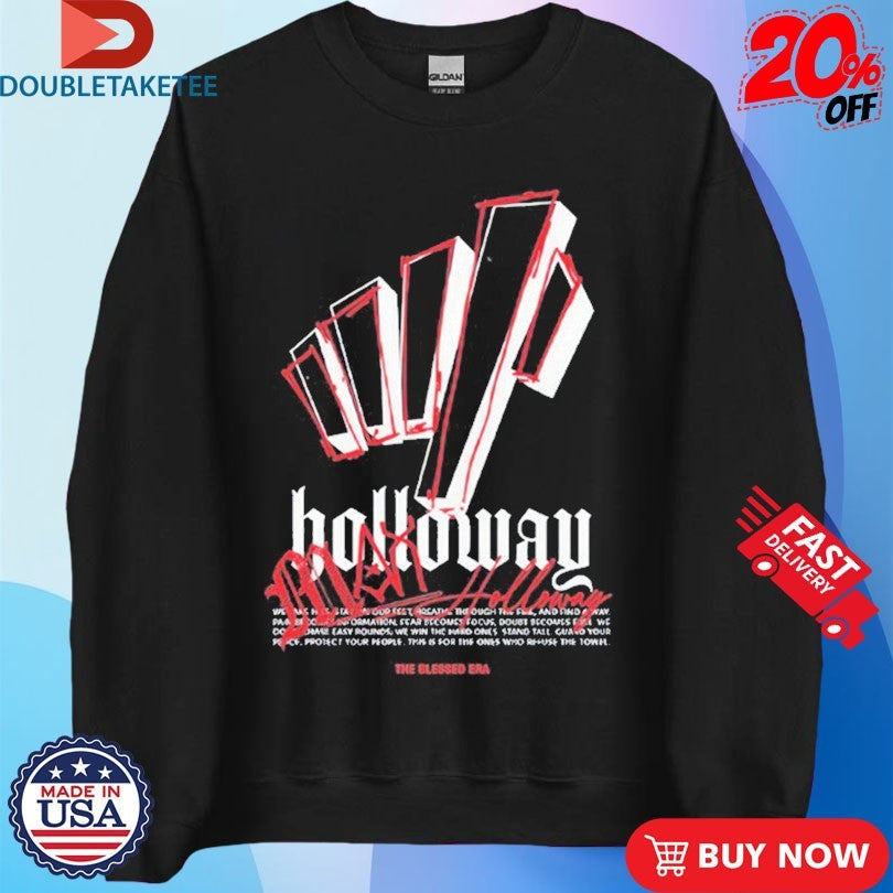 Official Max Holloway The Blessed Era Signature Shirts Unisex , , , Long Sleeve Tee
