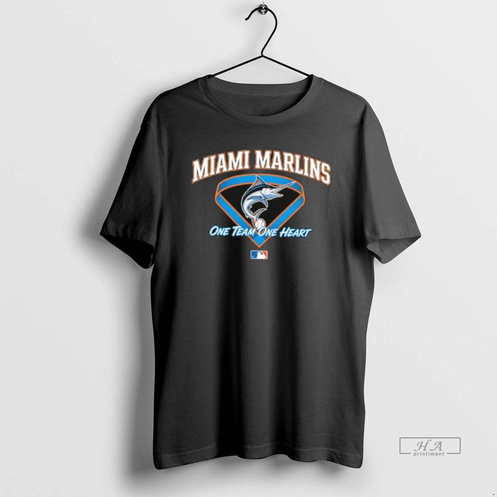 Official Miami Marlins One Team One Heart Mlb