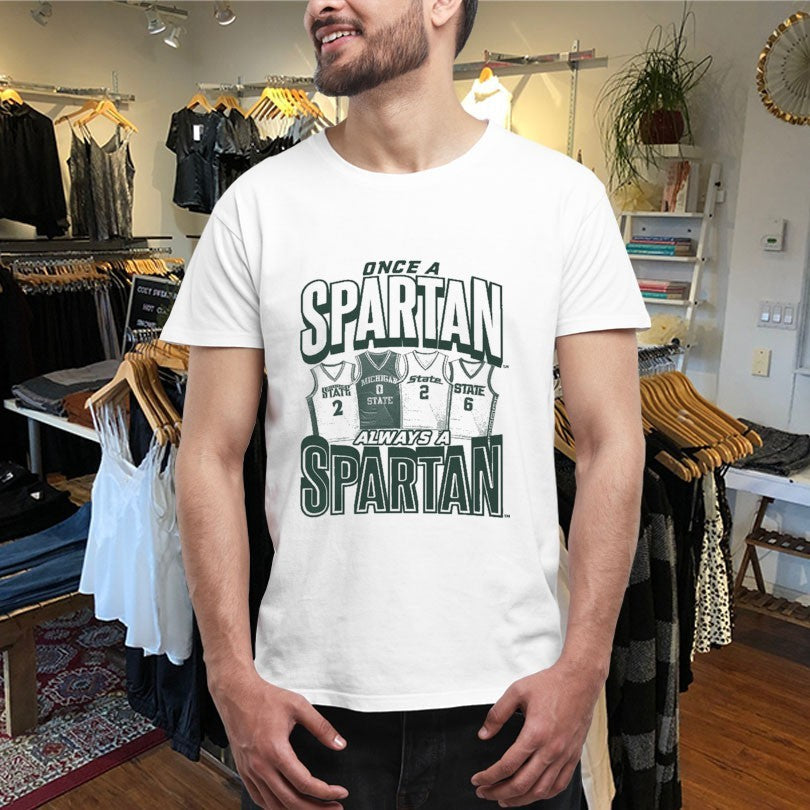 Official Michigan State Once A Spartan, Always A Spartan Jersey Shirts Unisex , , , Long Sleeve Tee