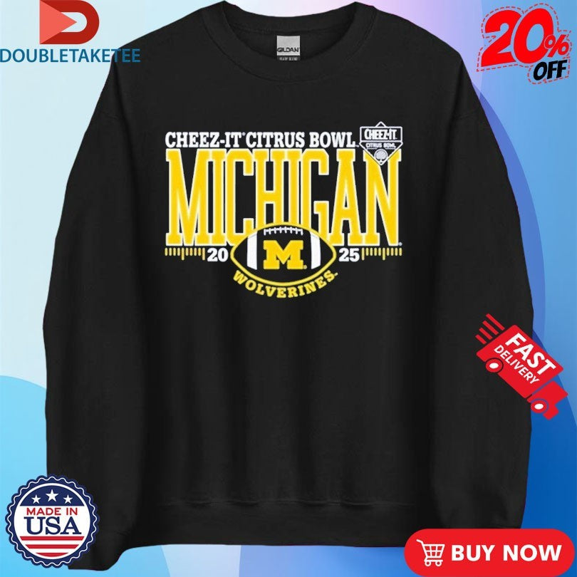 Official Michigan Wolverines Cheez It Citrus Bowl 2025 Shirts Unisex , , , Long Sleeve Tee