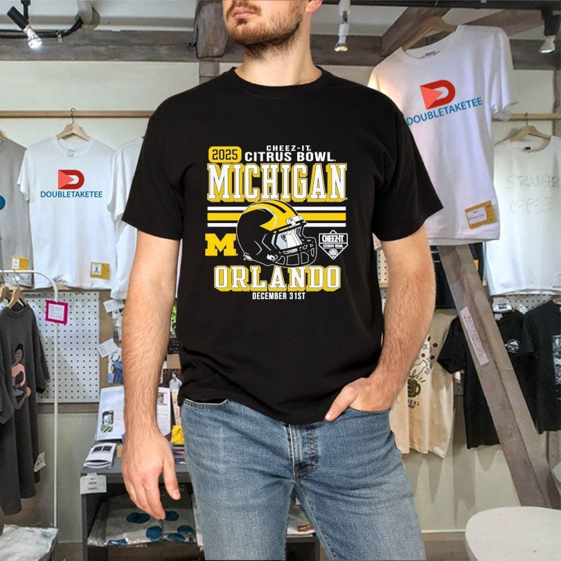 Official Michigan Wolverines Football 2025 Cheez-It Citrus Bowl Orlando Shirts Unisex , , , Long Sleeve Tee