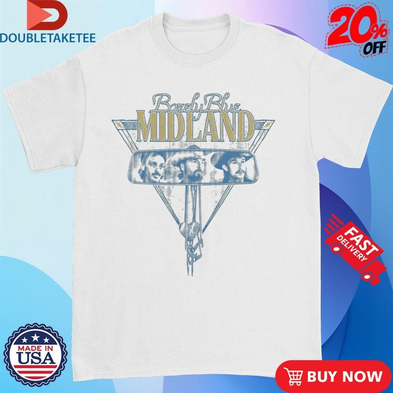 Official Midland Barely Blue Rearview Shirts Unisex , , , Long Sleeve Tee