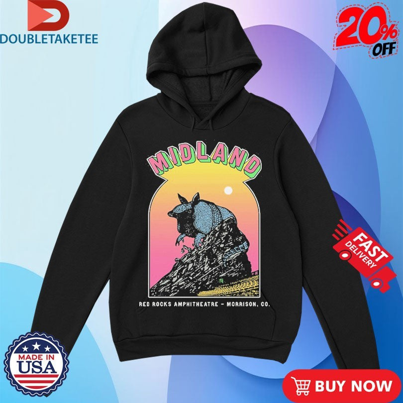 Official Midland Red Rocks Morrison Co Armadillo Shirts Unisex , , , Long Sleeve Tee