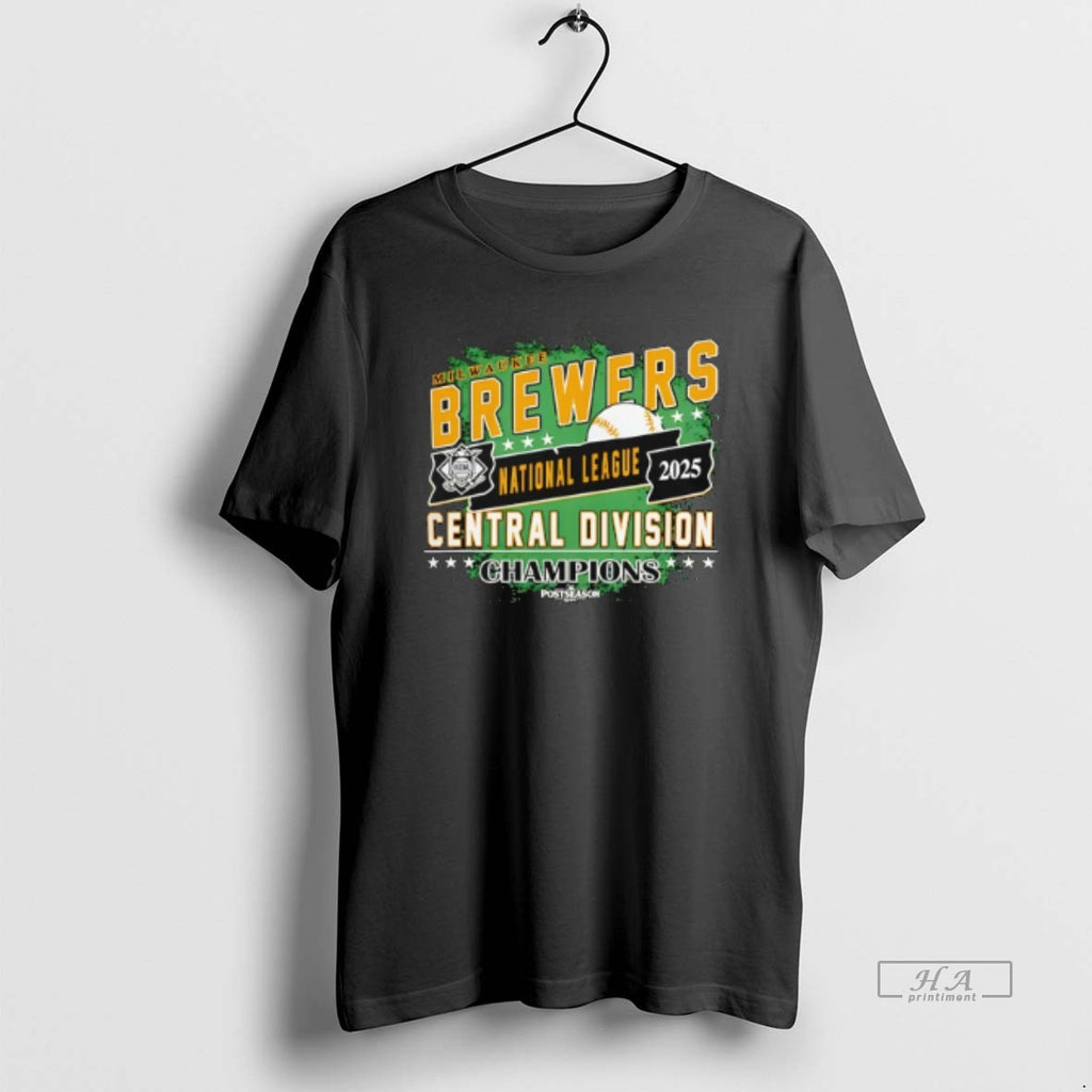 Official Milwaukee Brewers 2025 Division Champions Headline
