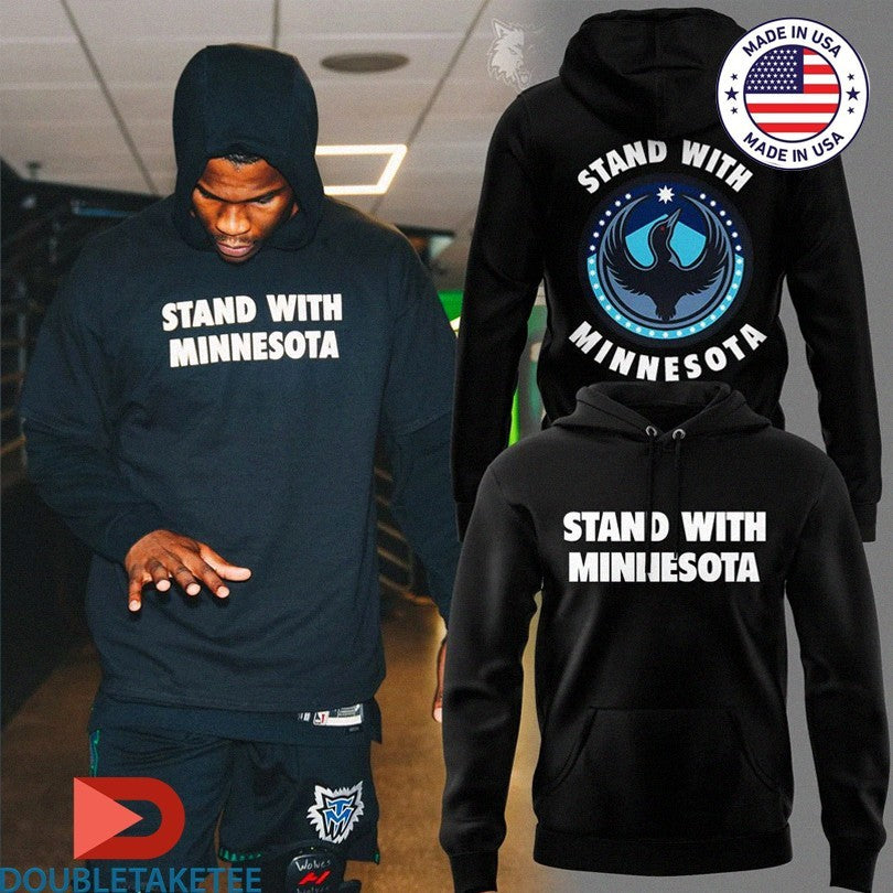 Official Minnesota Timberwolves Stand With Minnesota Shirts Unisex , , , Long Sleeve Tee