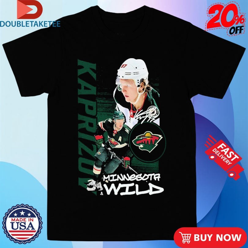 Official Minnesota Wild Kirill Kaprizov Playmaker NHL Signature Shirts Unisex , , , Long Sleeve Tee