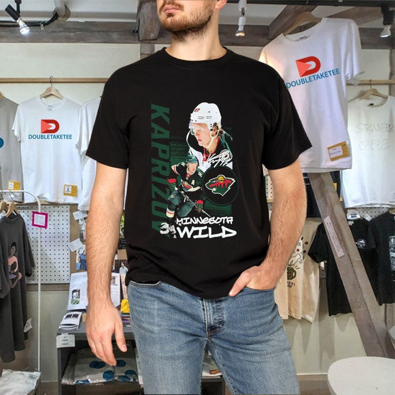 Official Minnesota Wild Kirill Kaprizov Playmaker NHL Signature Shirts Unisex , , , Long Sleeve Tee