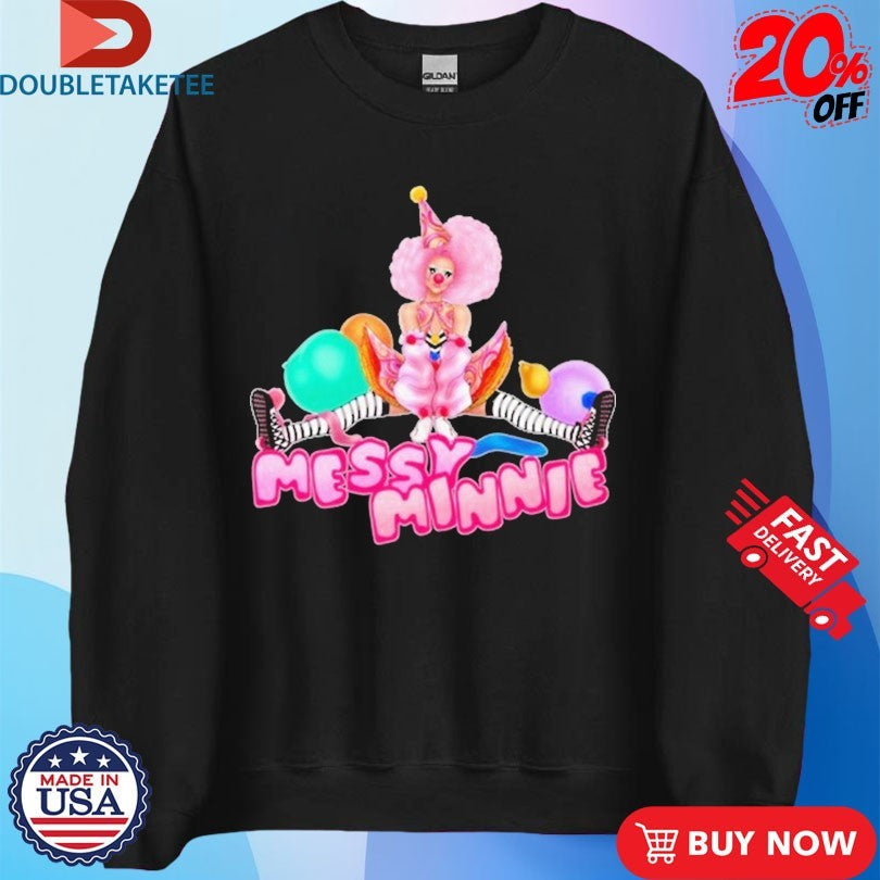Official Minnie Cooper Messy Minnie Shirts Unisex , , , Long Sleeve Tee