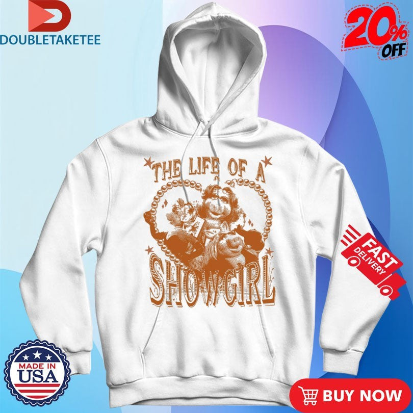 Official Miss Piggy The Life Of A Showgirl Heart Shirts Unisex , , , Long Sleeve Tee