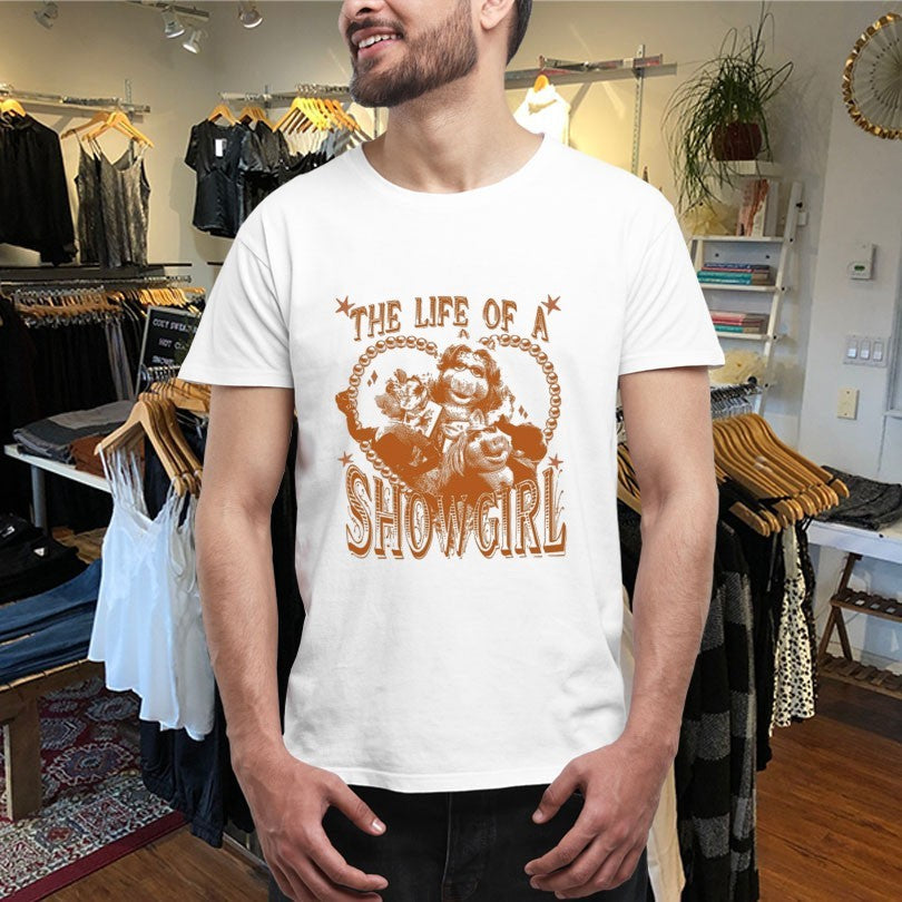 Official Miss Piggy The Life Of A Showgirl Heart Shirts Unisex , , , Long Sleeve Tee