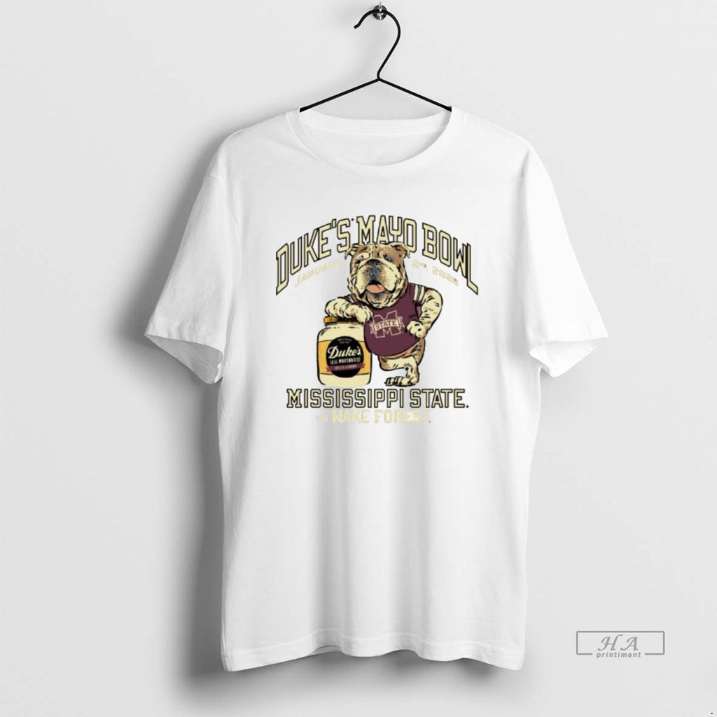 Official Mississippi State Vs Wake Forest Dukes Mayo Bowl Jan 2nd 2026 Mascot
