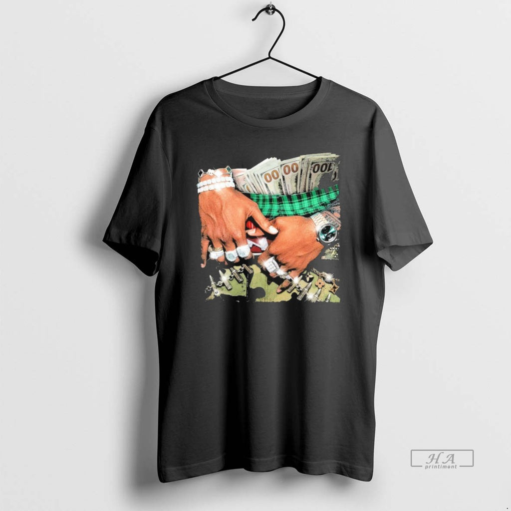 Official Money Filled Saggy Camo Pants Print