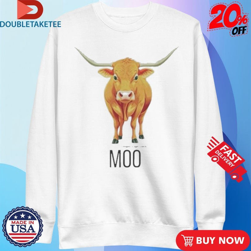Official Moo Longhorn Cow Paragon Ridge Ranch Shirts Unisex , , , Long Sleeve Tee