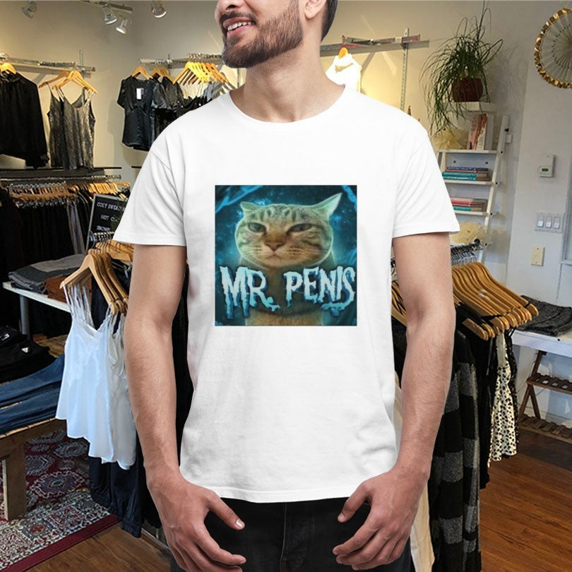 Official Mr Penis Cat Shirts Unisex , , , Long Sleeve Tee