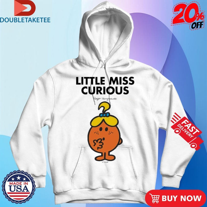 Official Mr. Men Little Miss Little Miss Curious Shirts Unisex , , , Long Sleeve Tee