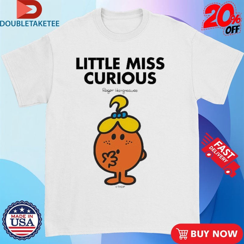 Official Mr. Men Little Miss Little Miss Curious Shirts Unisex , , , Long Sleeve Tee